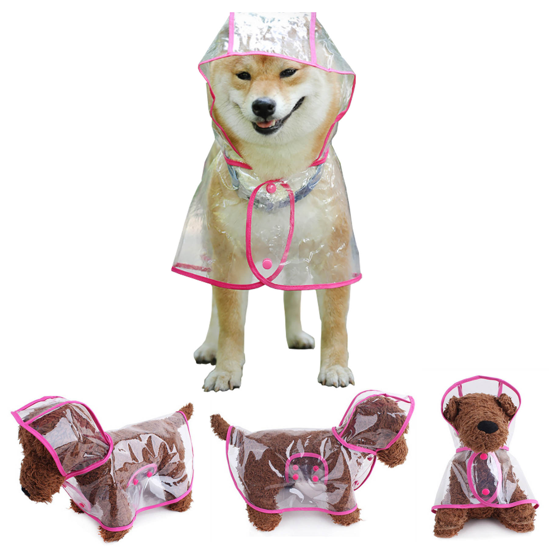 Fashion Puppy Pet Raincoat 1