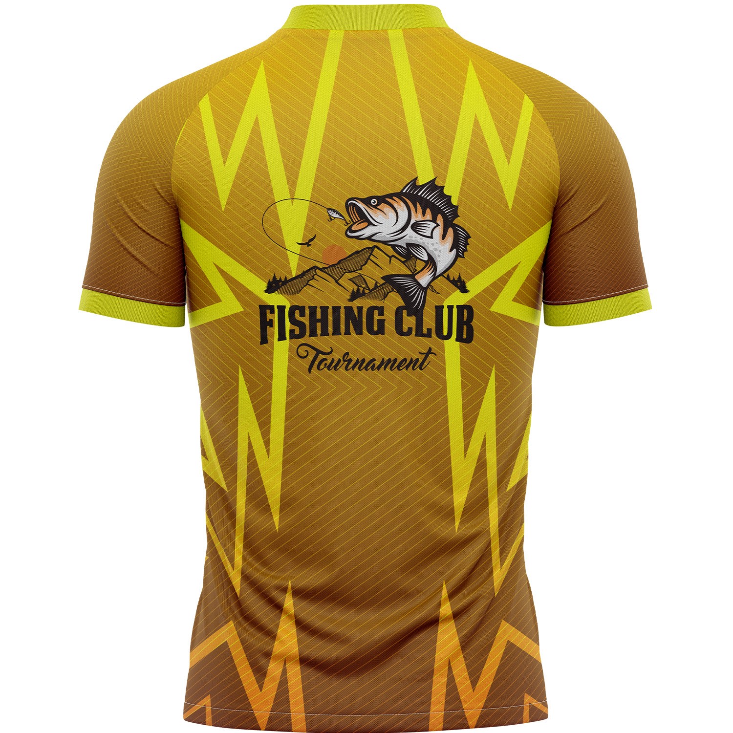 Unisex 170 GSM Sunproof SPF 50+ Sublimation Short Sleeve Fishing T-Shirt 1