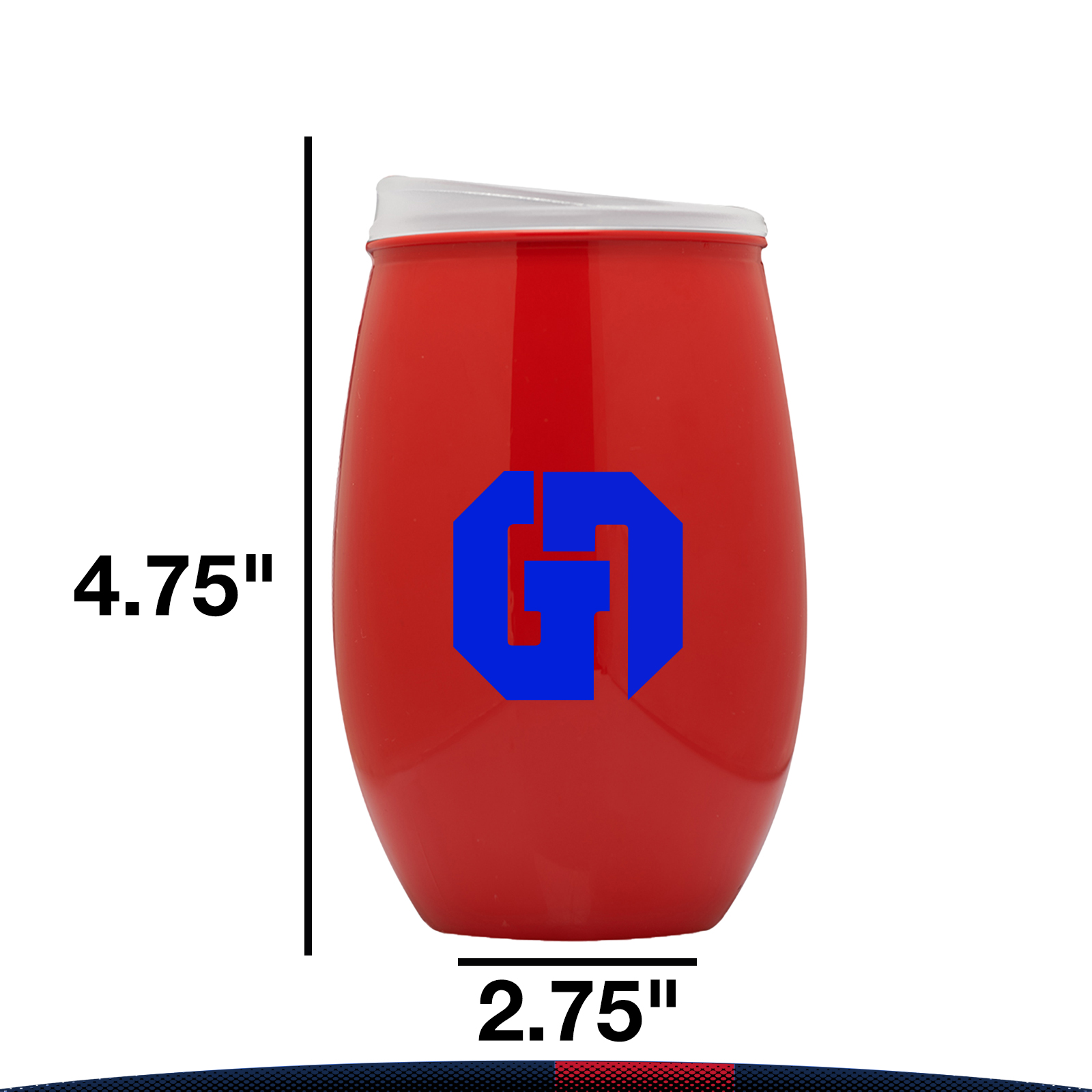 16 OZ. Tumbler Stemless Wine Glass With Lid 6