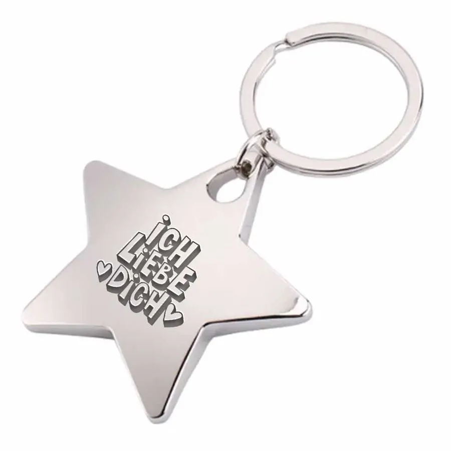 Dazzling Star Metal Keychain 6