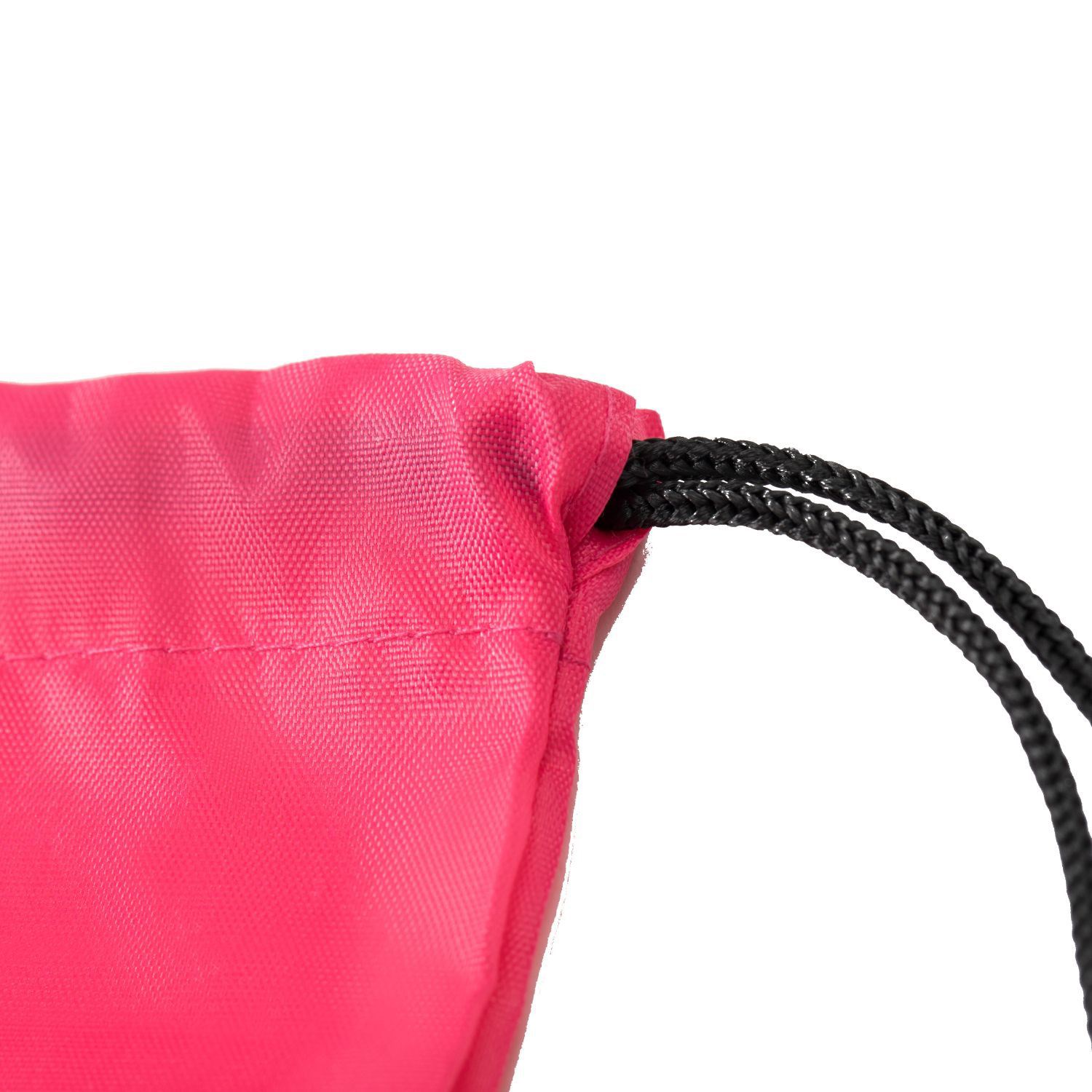 Tri-Color Drawstring Backpack with Earphone Slot & Front Zipper (14" x 18") 6