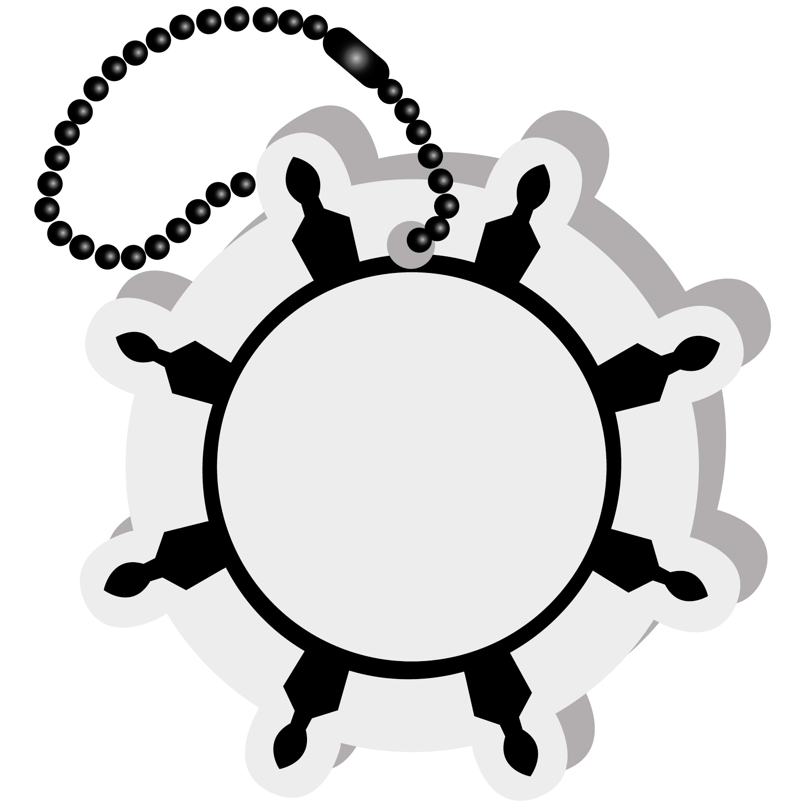 Ships Wheel Key Tag 11