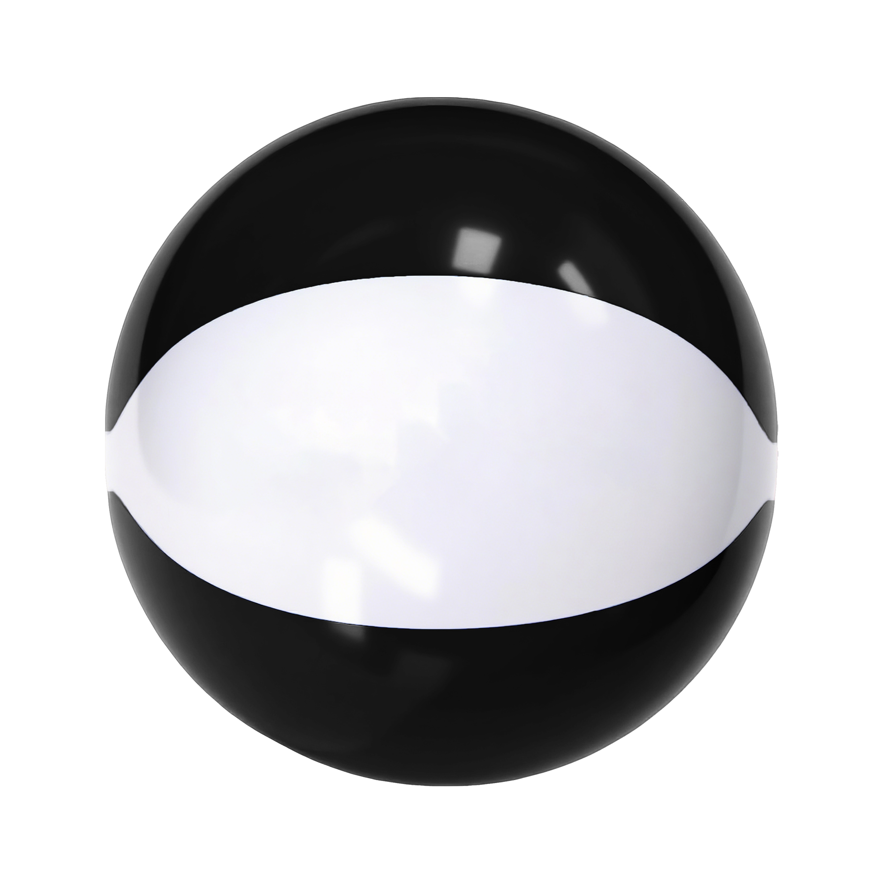 12'' Inflatable Two-Color Beach Ball 6