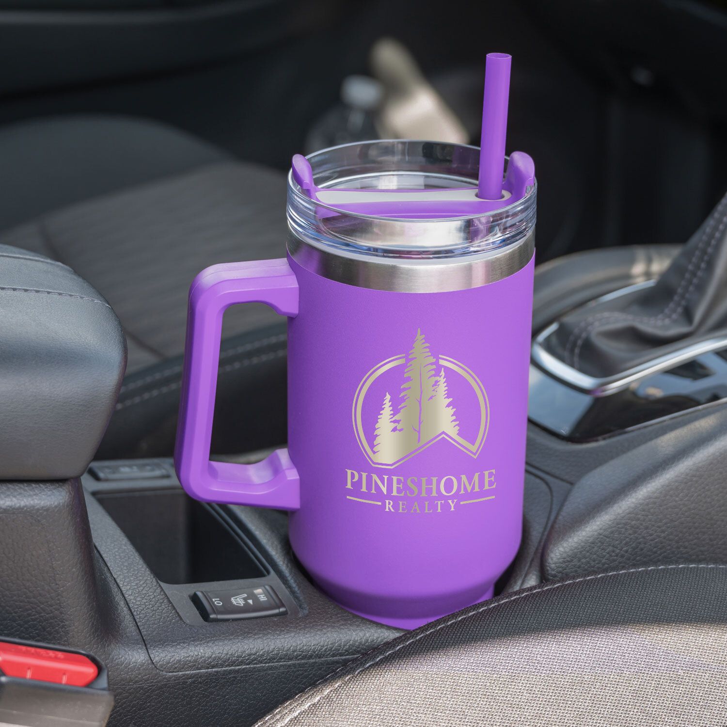 SARATOGA SATISFY BRITE TRAVEL MUG 40 OZ