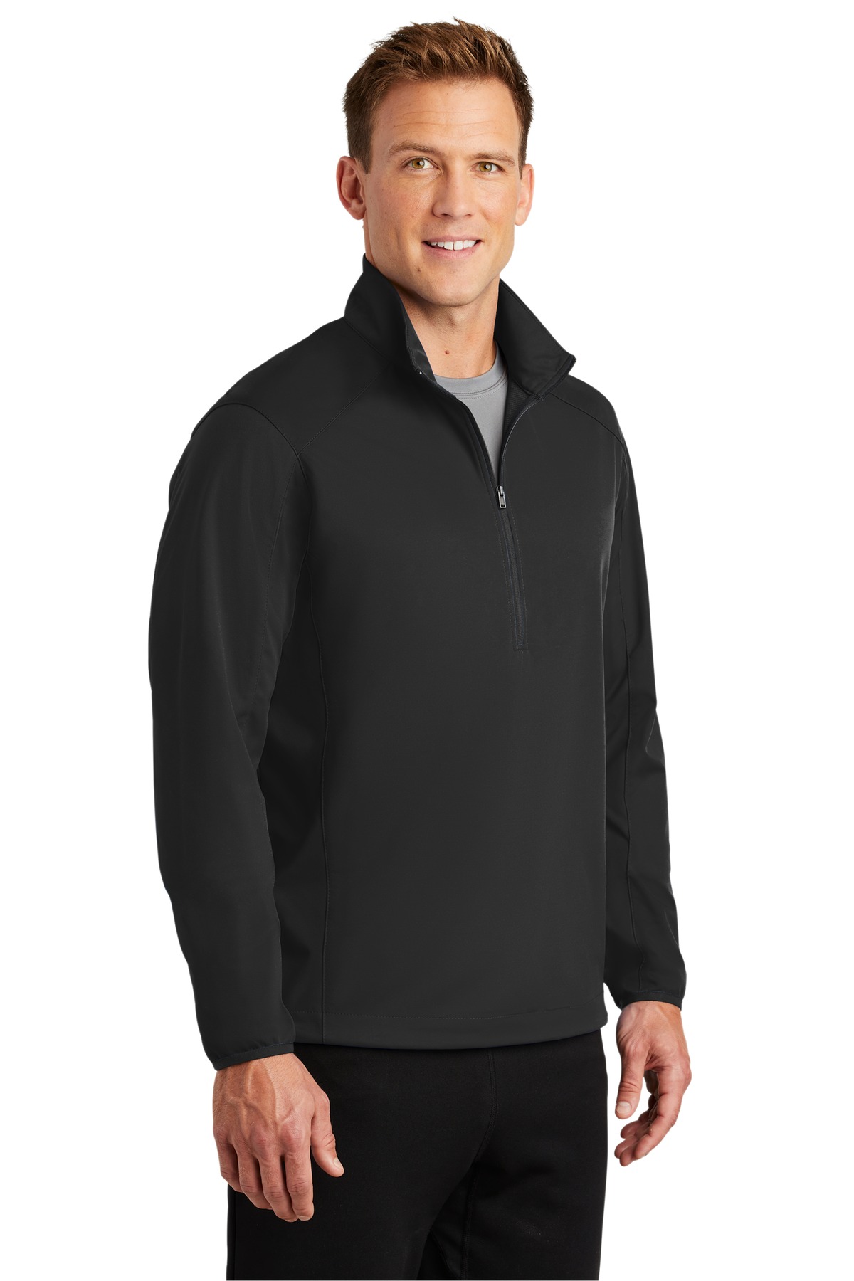 Active 1/2-Zip Soft Shell Jacket