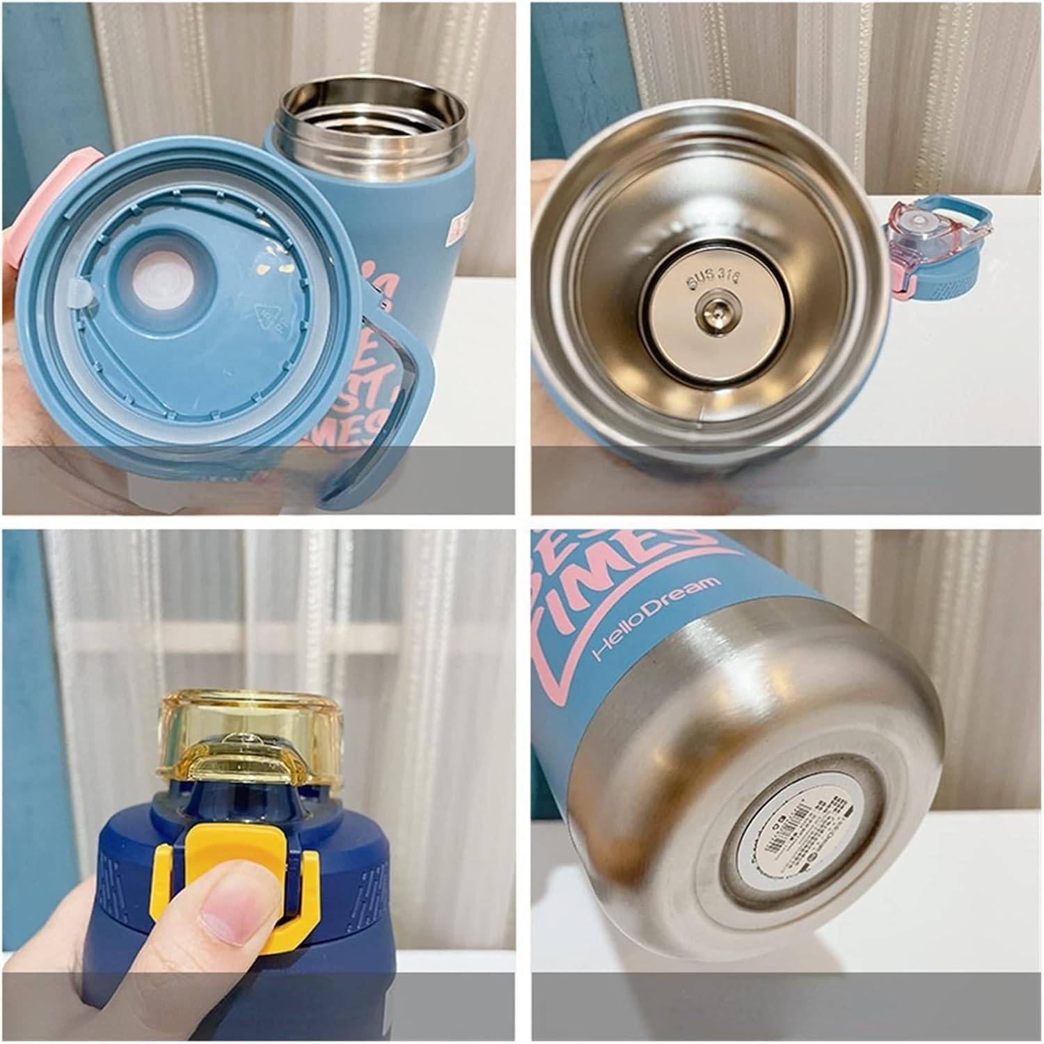 38OZ Double Wall Insulated Vacuum Bottle Tumbler 3