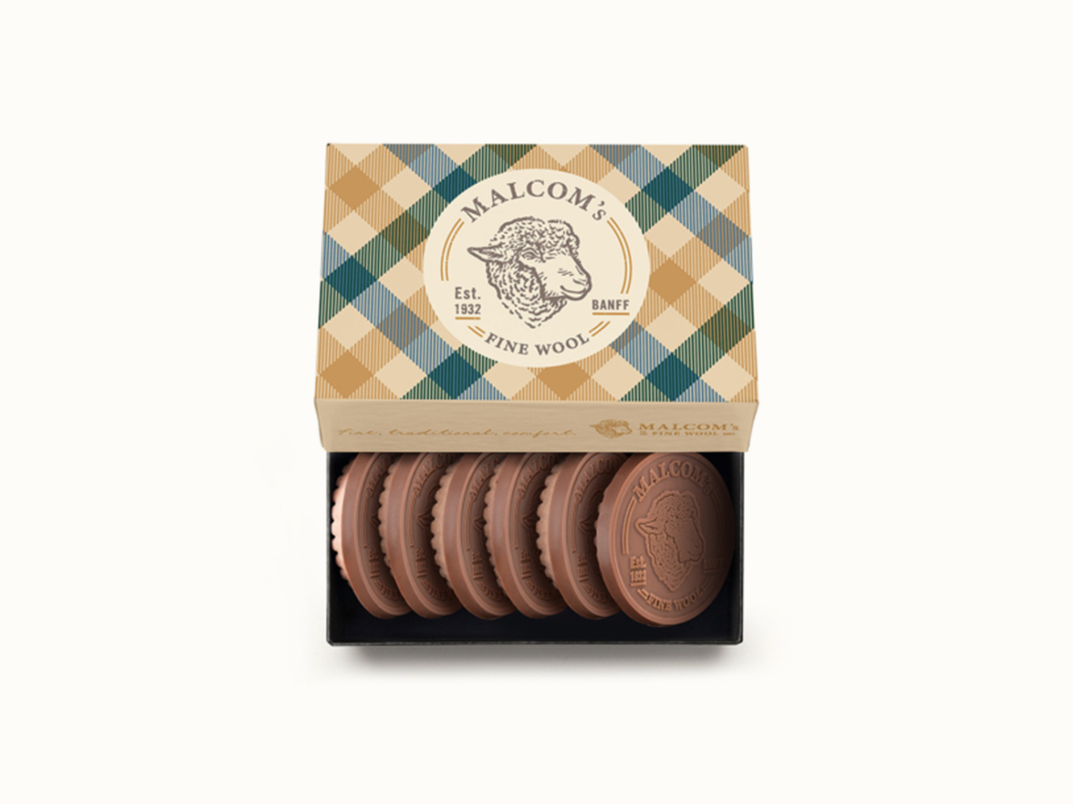 Decadent 6-Piece Chocolate Shortbread Cookie Gift Set with Luxury Custom Packaging 4