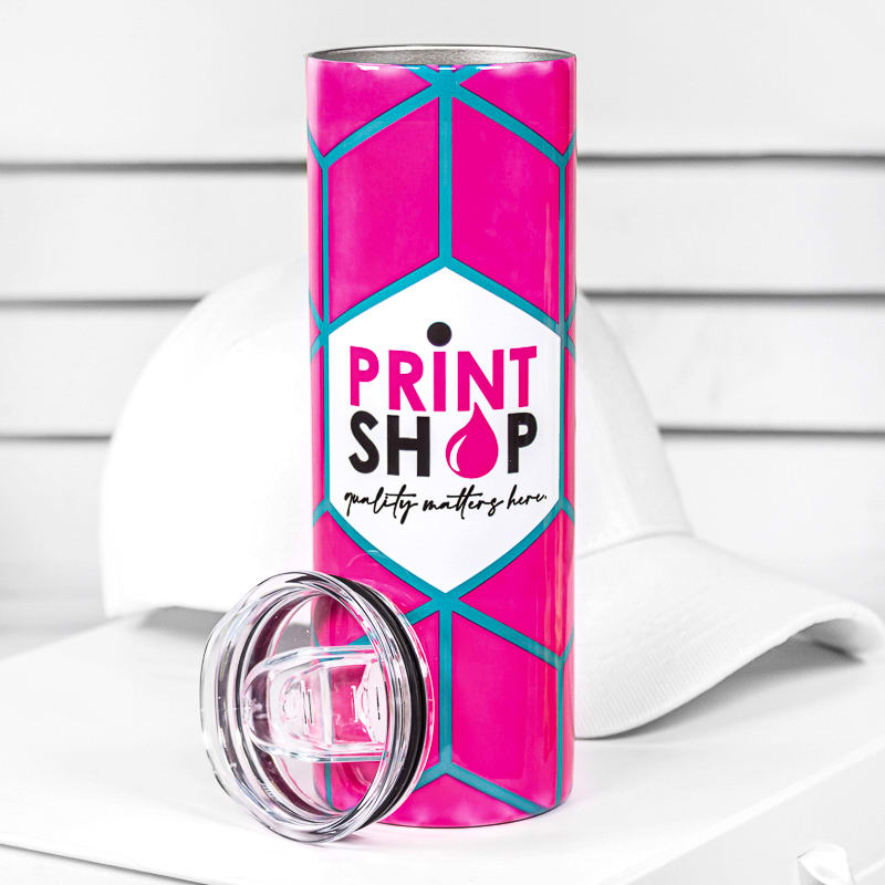 20 Oz. Custom Printed Fluorescent Neon Stainless Steel Tumblers 13