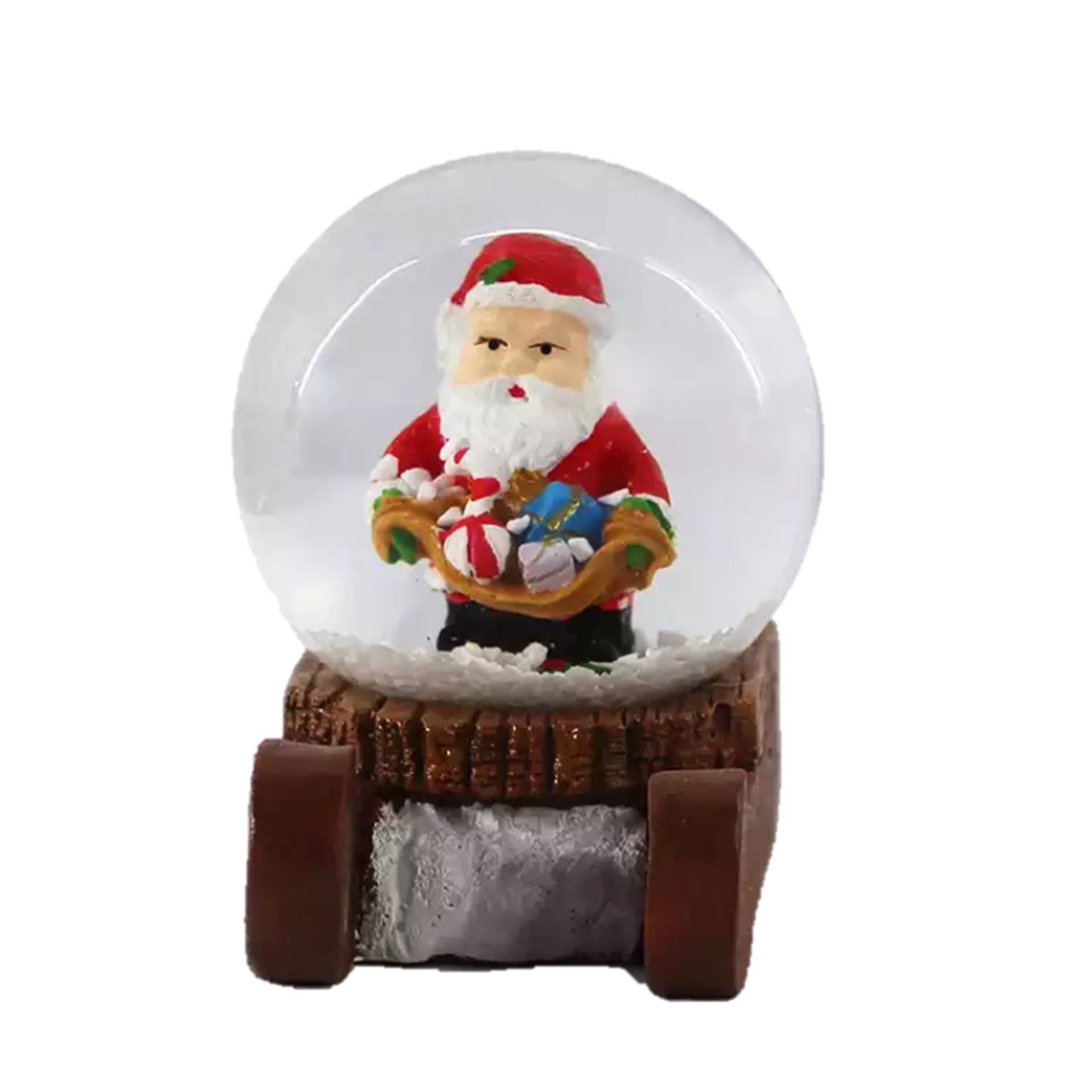 Custom Christmas Santa Claus Snow Globe 5
