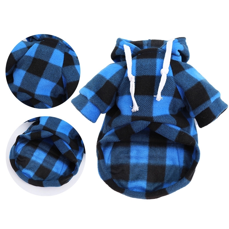 Letters Winter Pet Dog Hoodies Cotton Warm Clothes 6