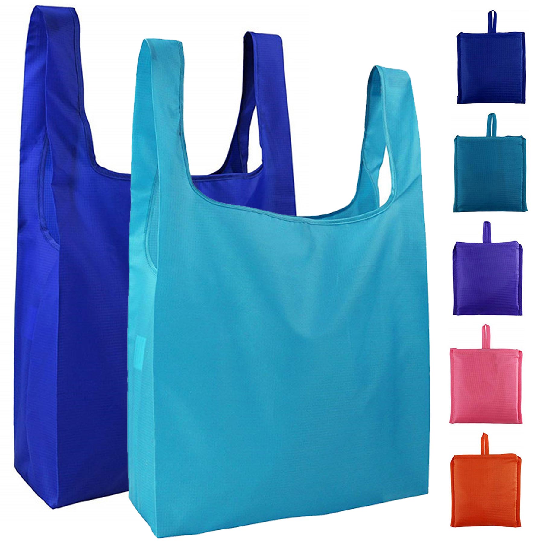 Foldable Shopping Polyester Bag with Pouch 1