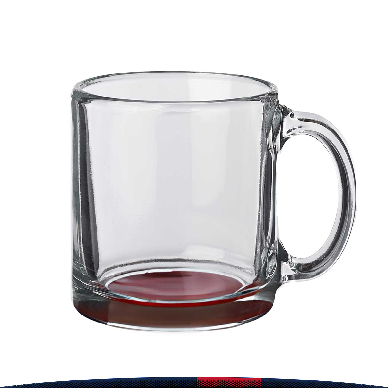 13 oz. Libbey Lucent Glass Coffee Mugs 11