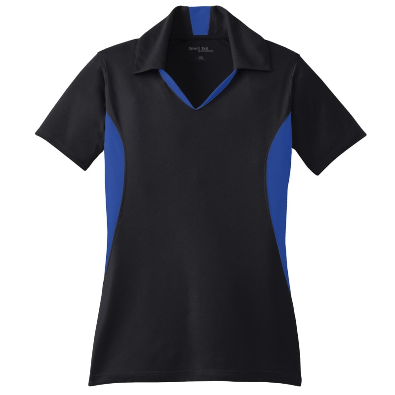 Sport-Tek Women's Side Blocked Micropique Sport-Wick Polo. 9
