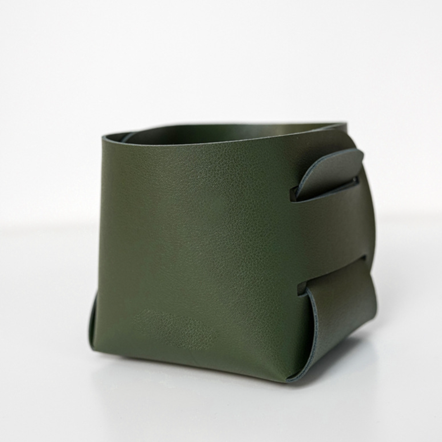 Foldable PU Leather Desktop Storage organizer 5