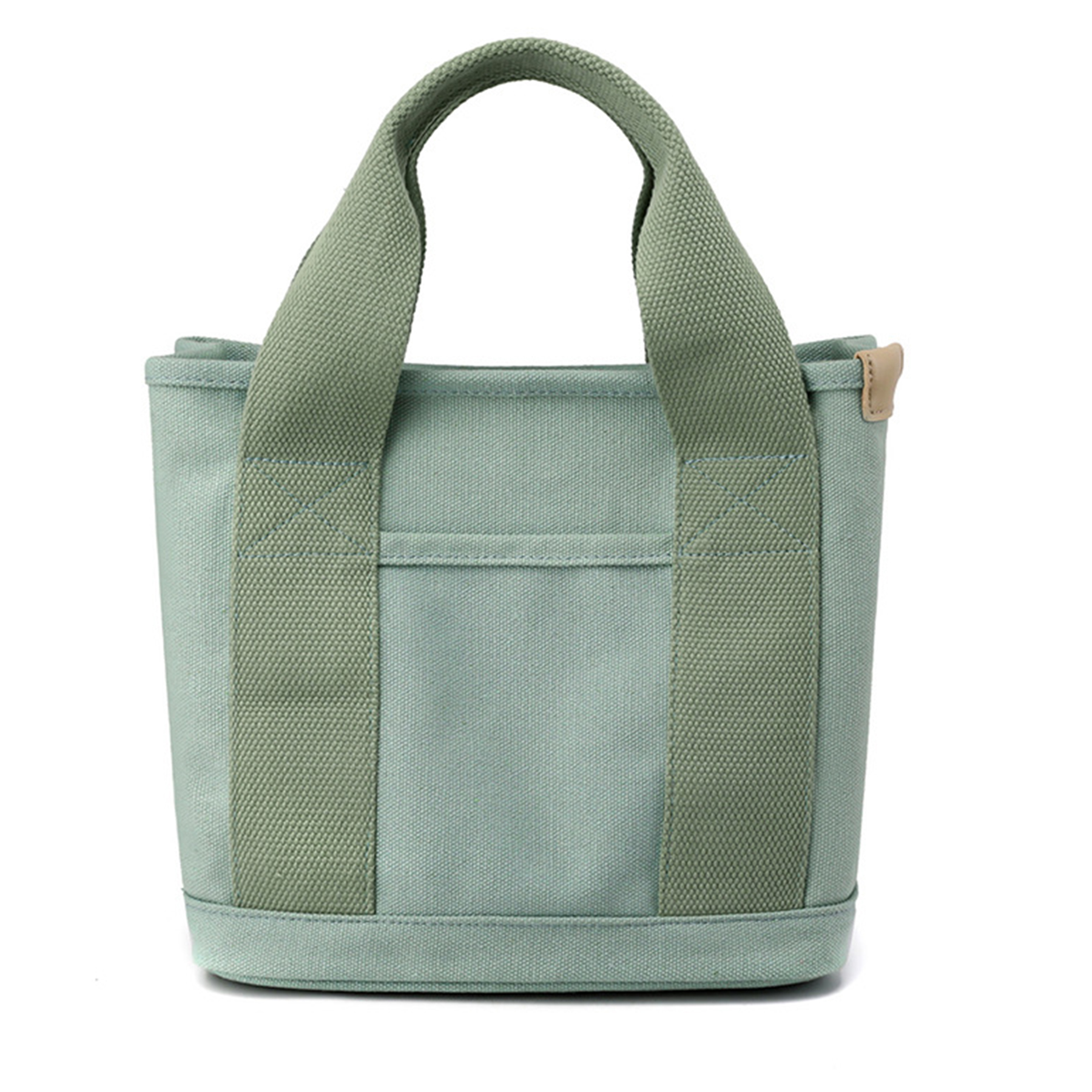 Canvas Small Tote Bag with Zipper, custom tote bag with logo imprint 6