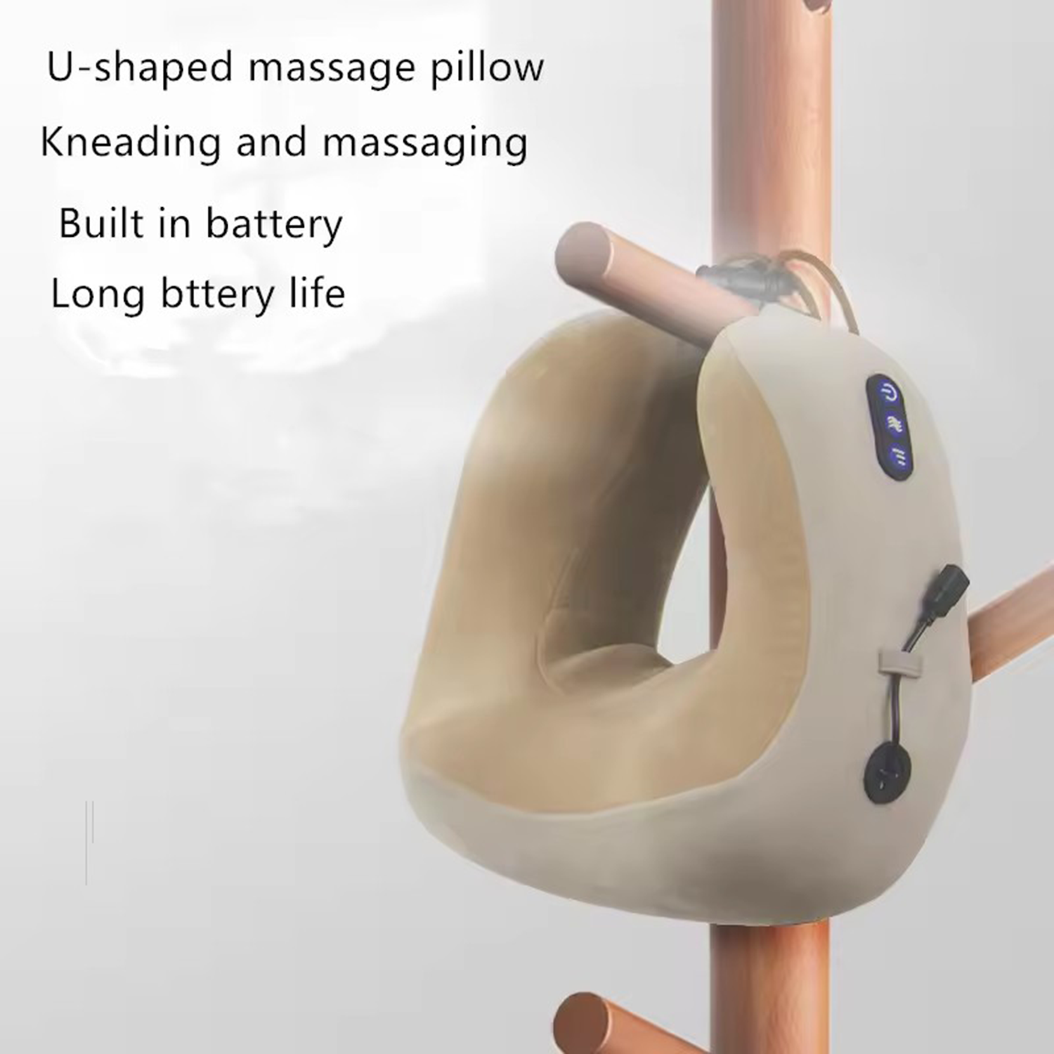 Portable U-shaped massage pillow 7