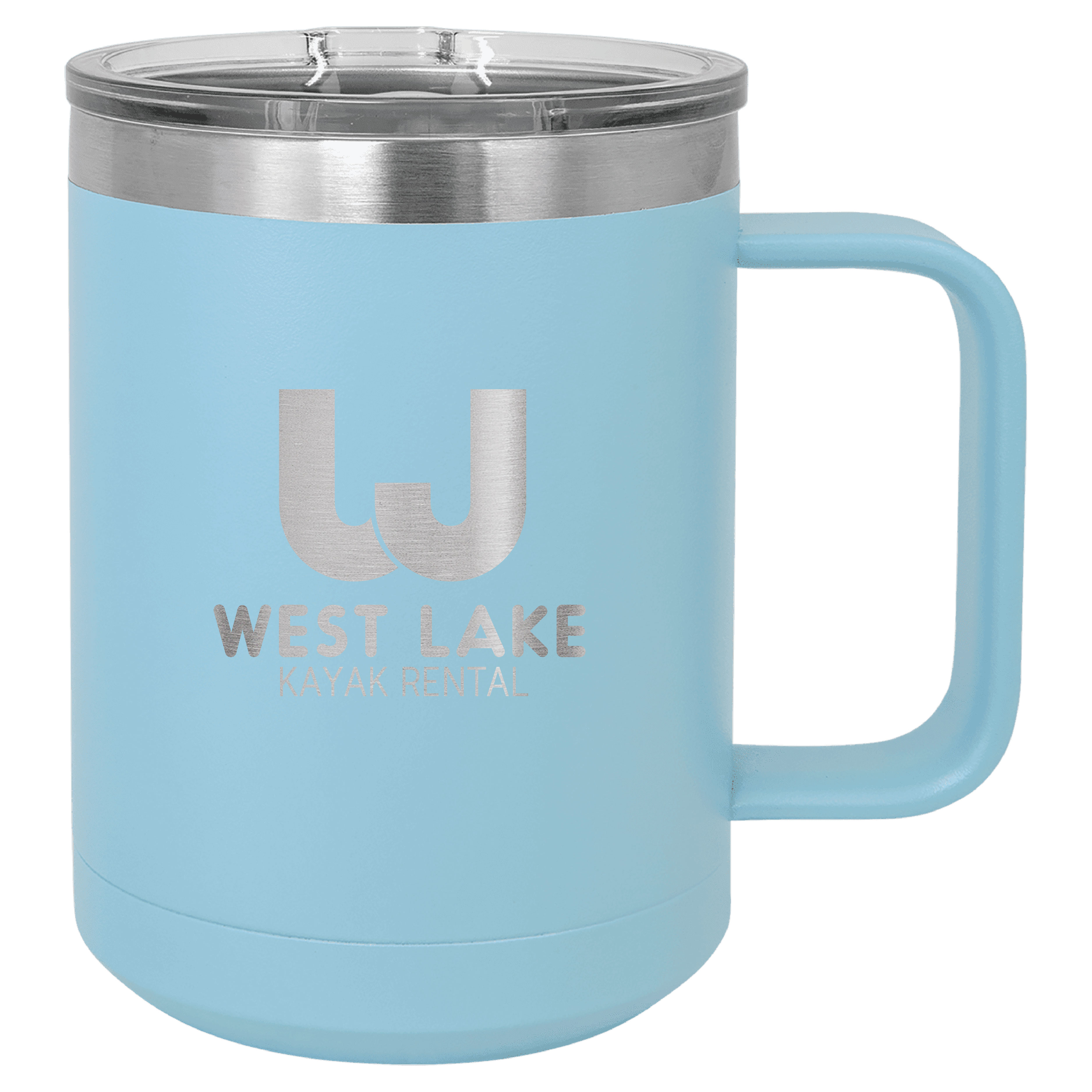 Polar Camel 15 oz. Stainless Steel Coffee Mug w/ Sliding Lid 38