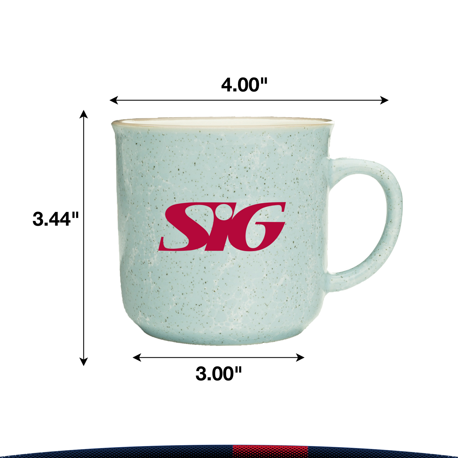 13 oz. Vintex Marble Coffee Mugs 2