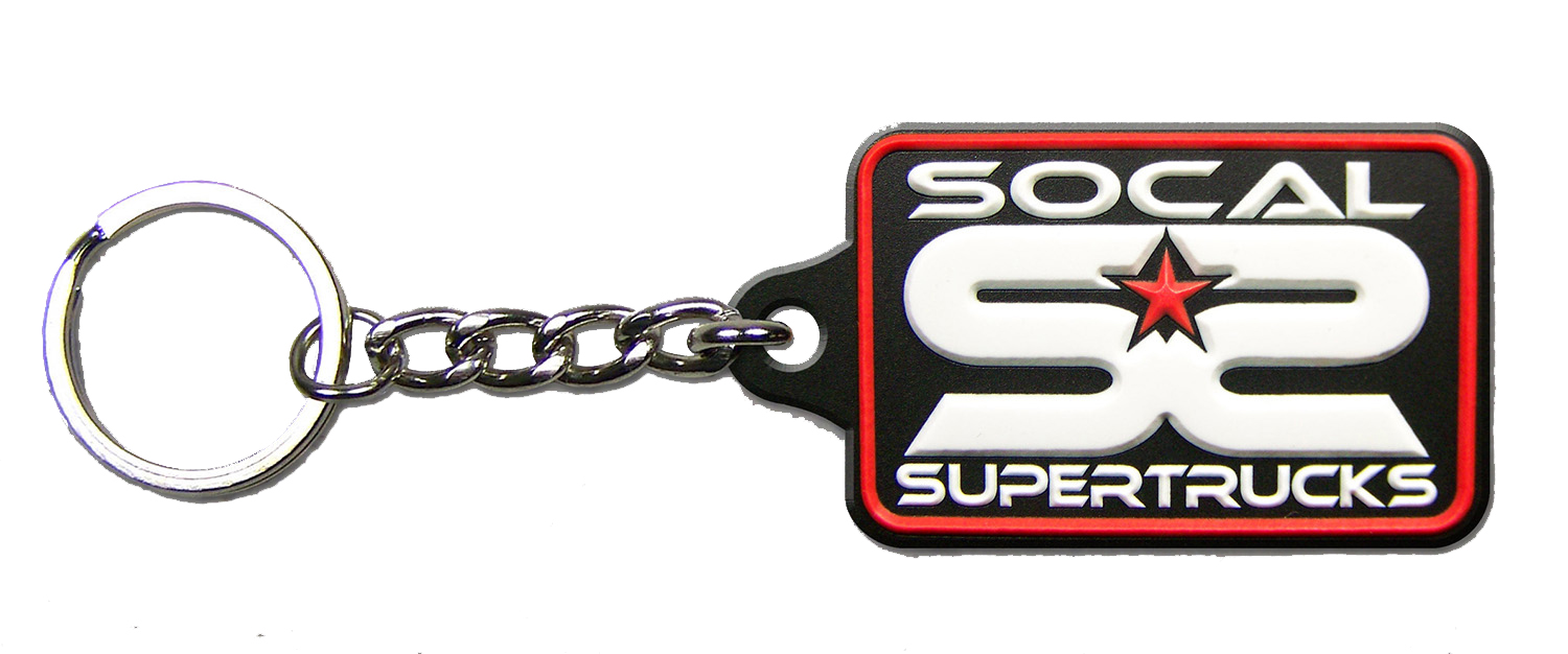 Custom 2D PVC Key Tag - USA Made 13