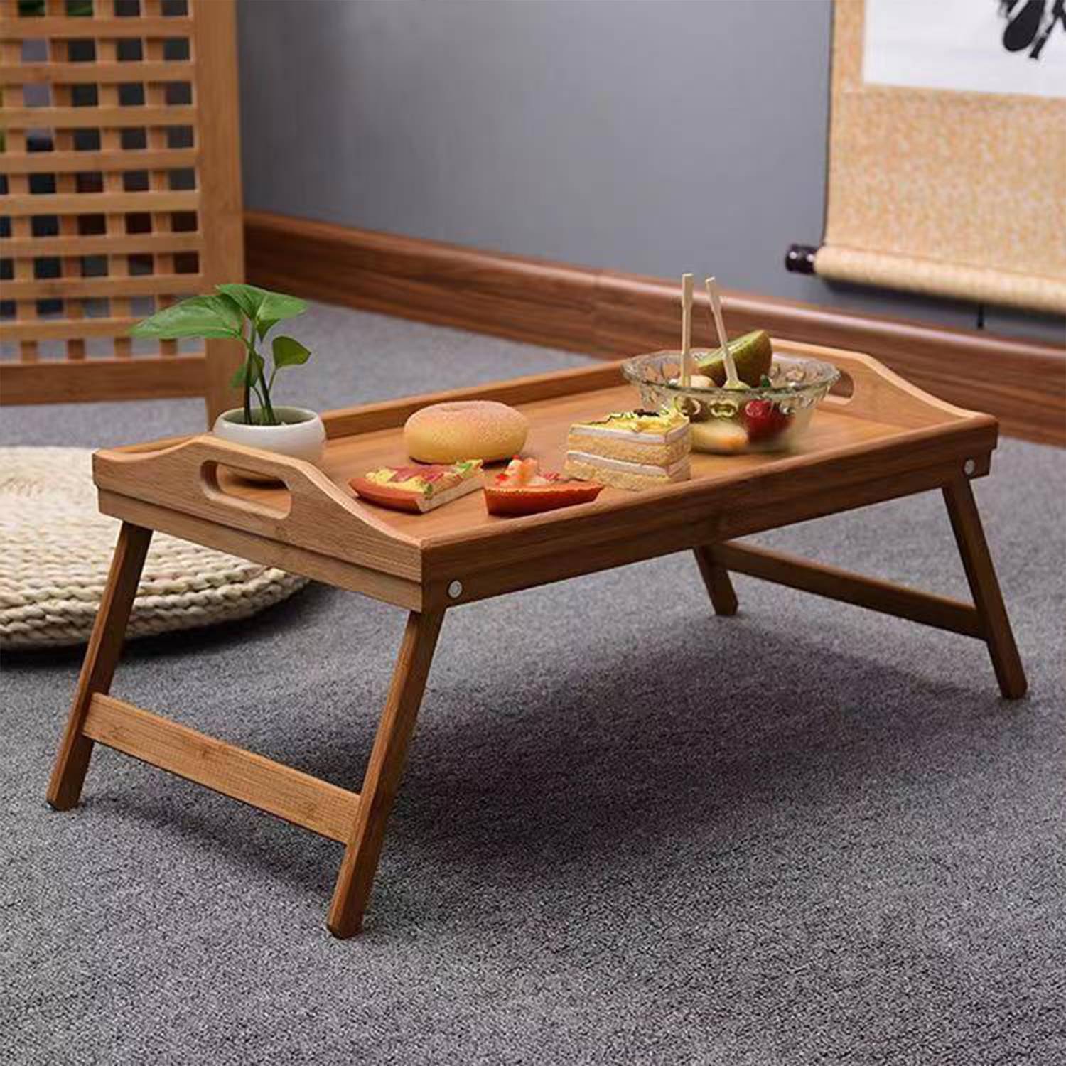 Wooden Multifunctional Mini Home Folding Table 4