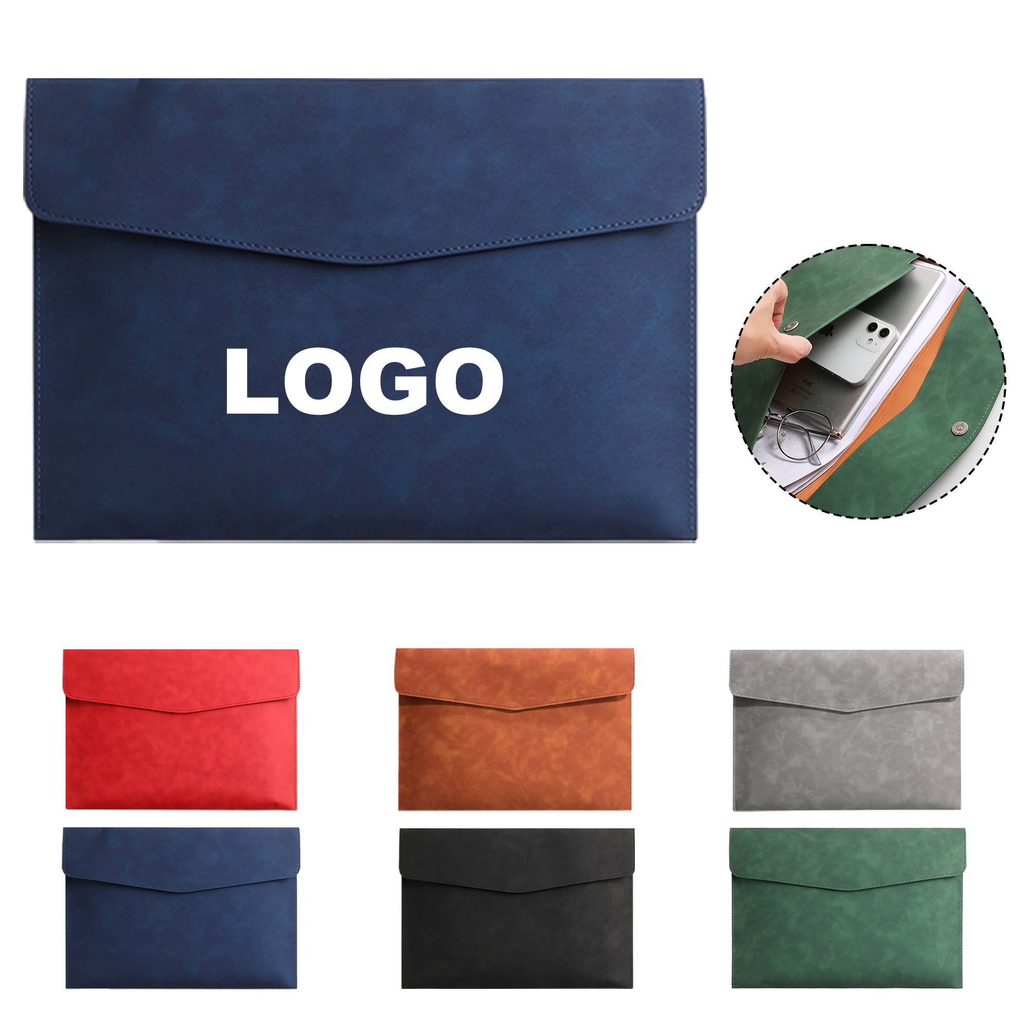 PU Leather A4 File Folder 2