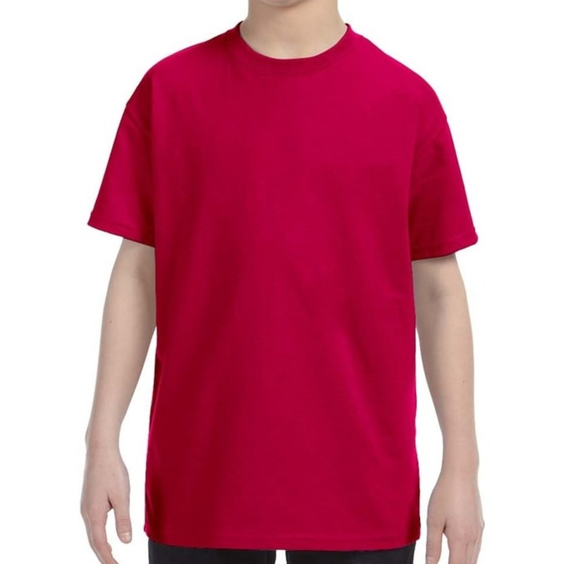 Custom Embroidered Youth Basic Cotton T-Shirts 30