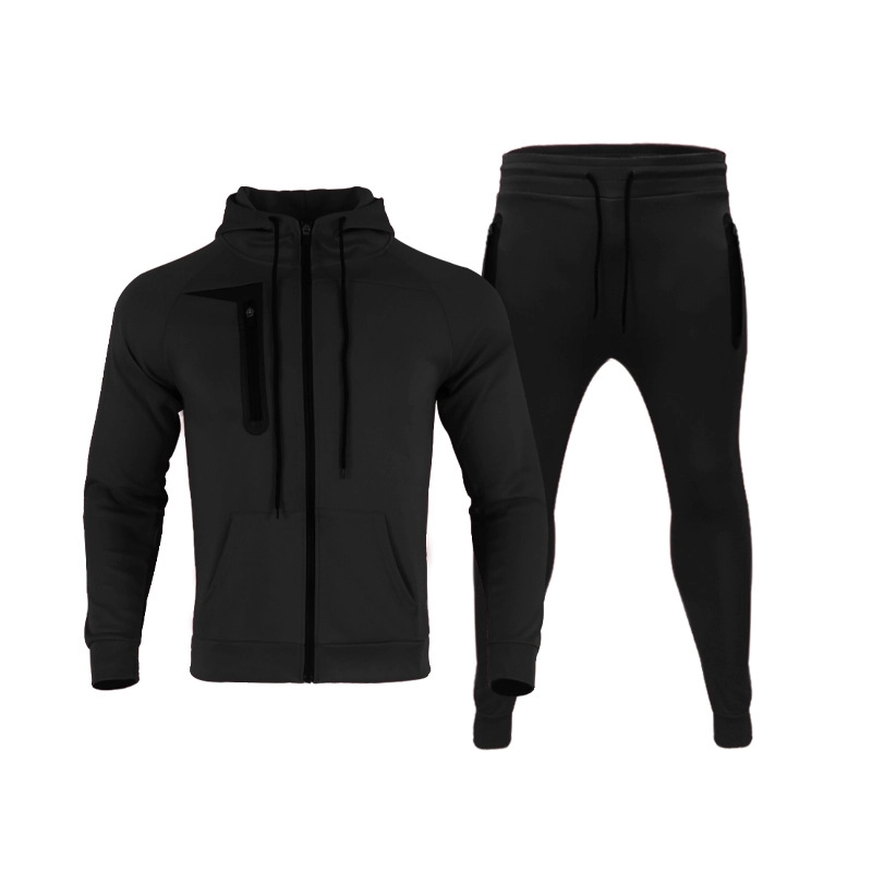 Custom Men's Hooded Athletic Tracksuit Casual 11
