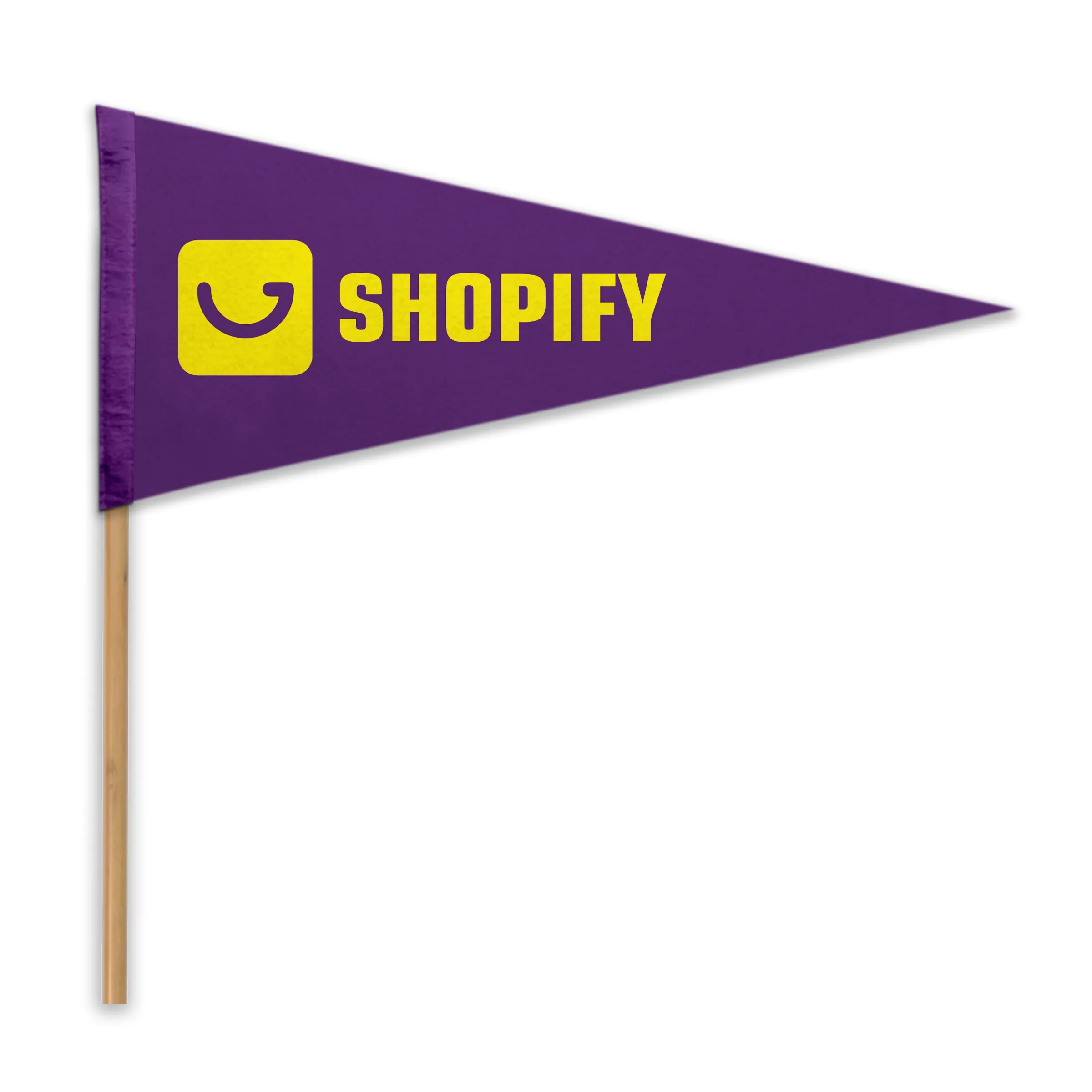 Acrylic Felt Pennant with Pole - Heat Transfer 7
