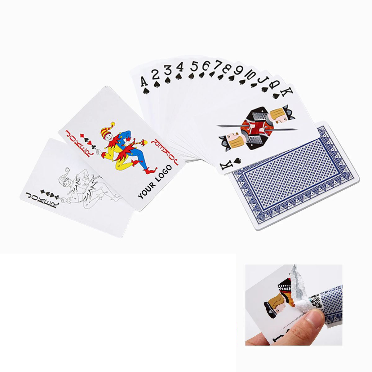 Customized 54 Card Set Paper Material 2