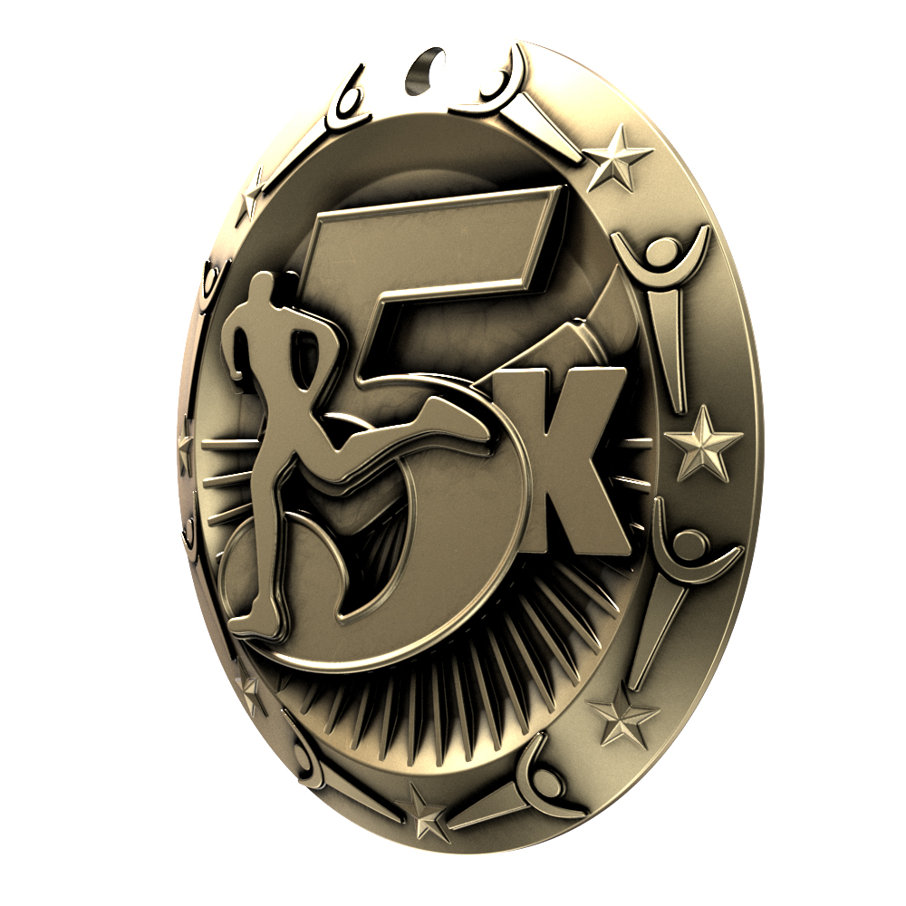 5K World Class Medallion (3") 3