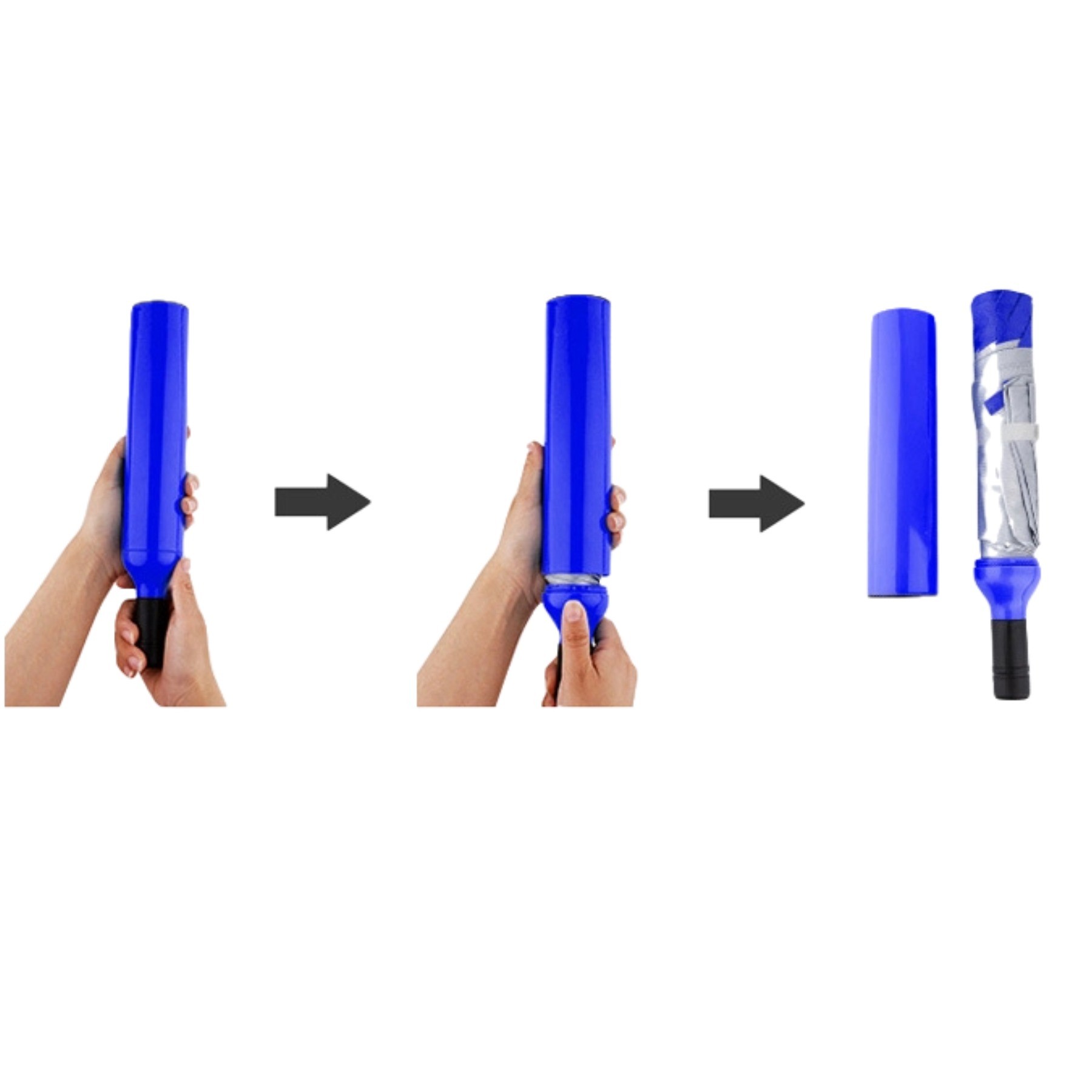 42" Arc Compact Beer Bottle Umbrella 1