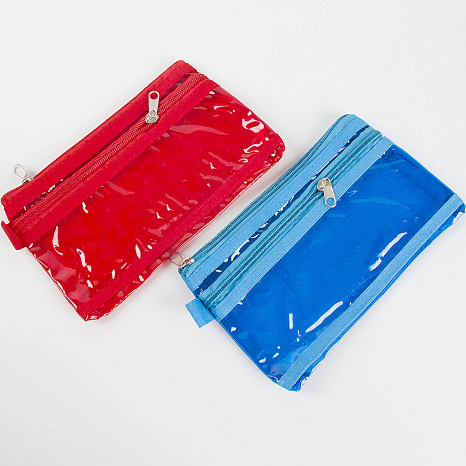 Clear Frosted PVC Pencil Case 2