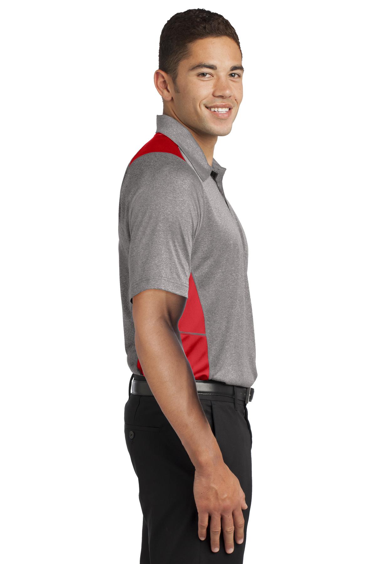 Sport-Tek® Heather Colorblock Contender Polo 69