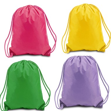 Neon Color Fantastic Medium Size Retail Quality Drawingstring Backpack 1