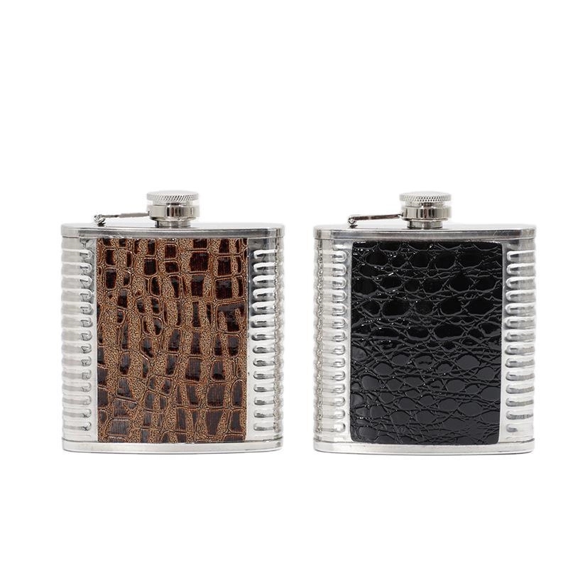 6 / 7 / 8 oz Stainless Steel Liquor Flask For Men 2
