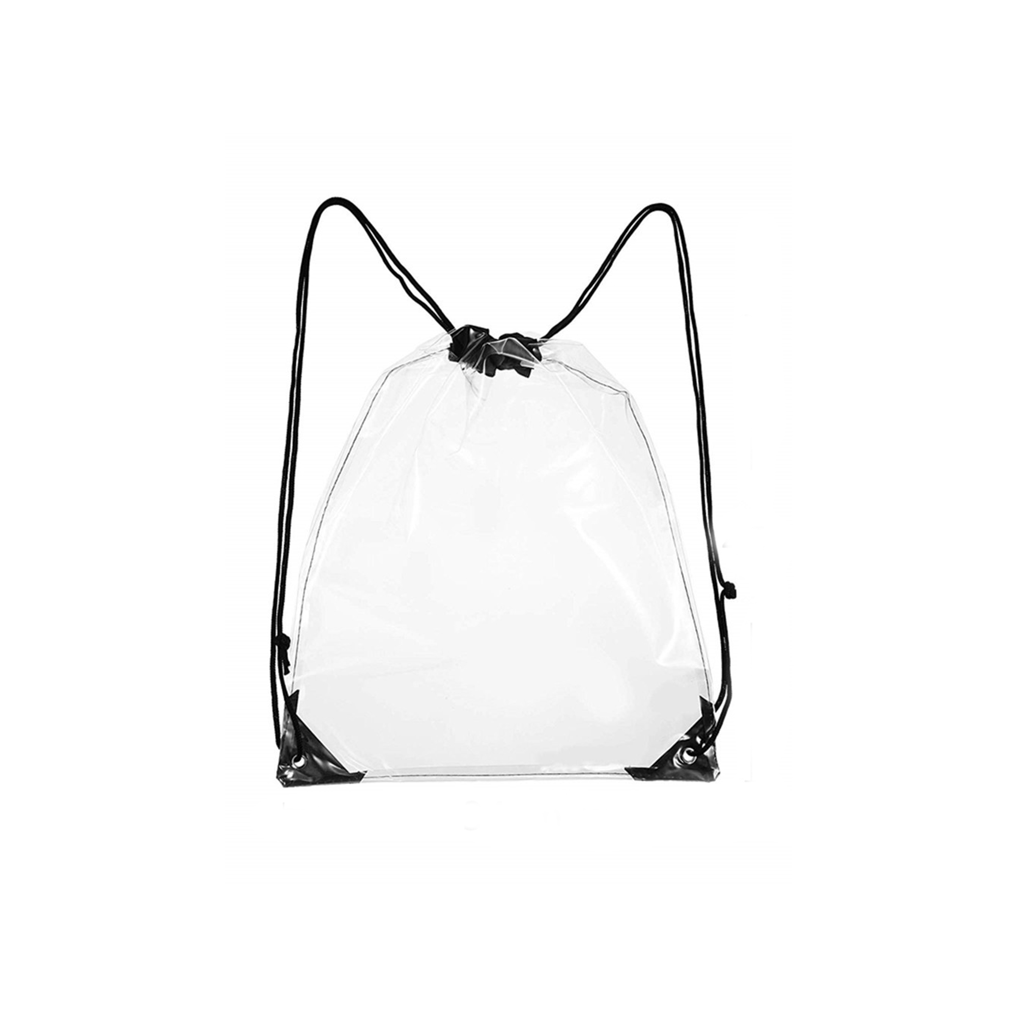 Polyvinyl Chloride Clear Drawstring Carry Sack 3