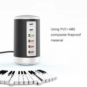Universal 6 USB Ports Desktop Charging Station Hub 7