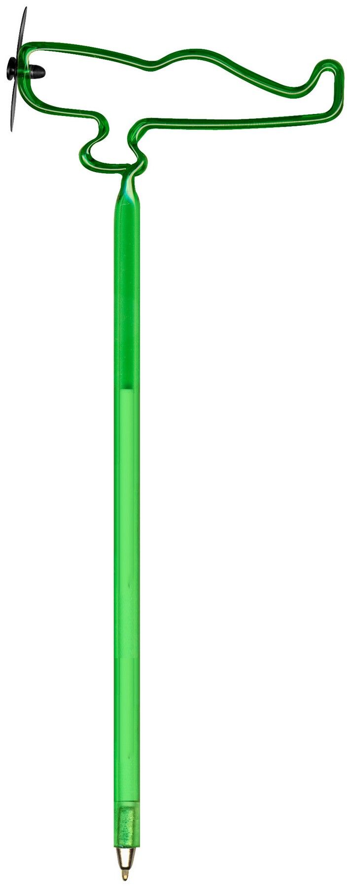 Airplane With Propeller Inkbend Standard, Bent Pen