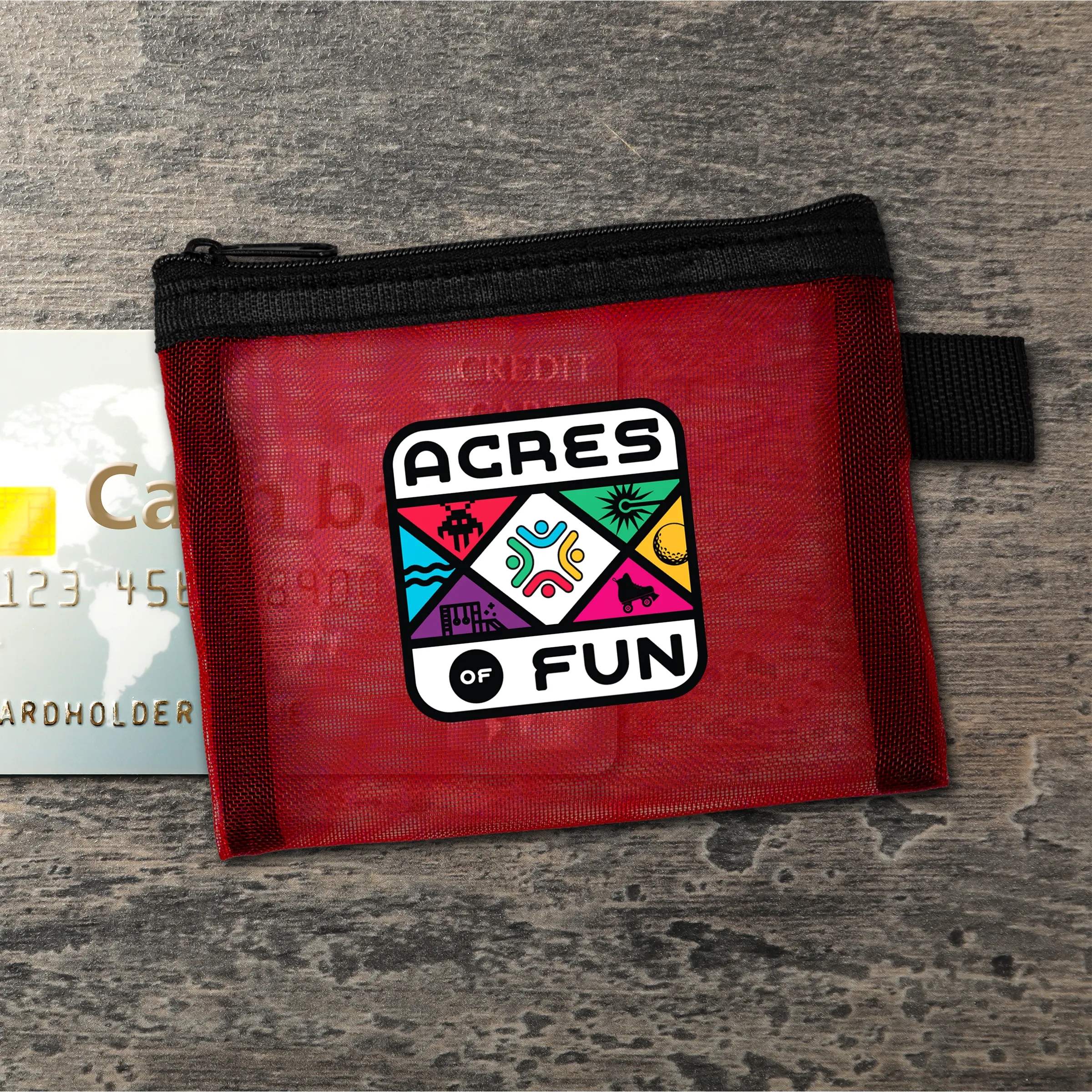 Recycled Mesh Zip Pouch 10