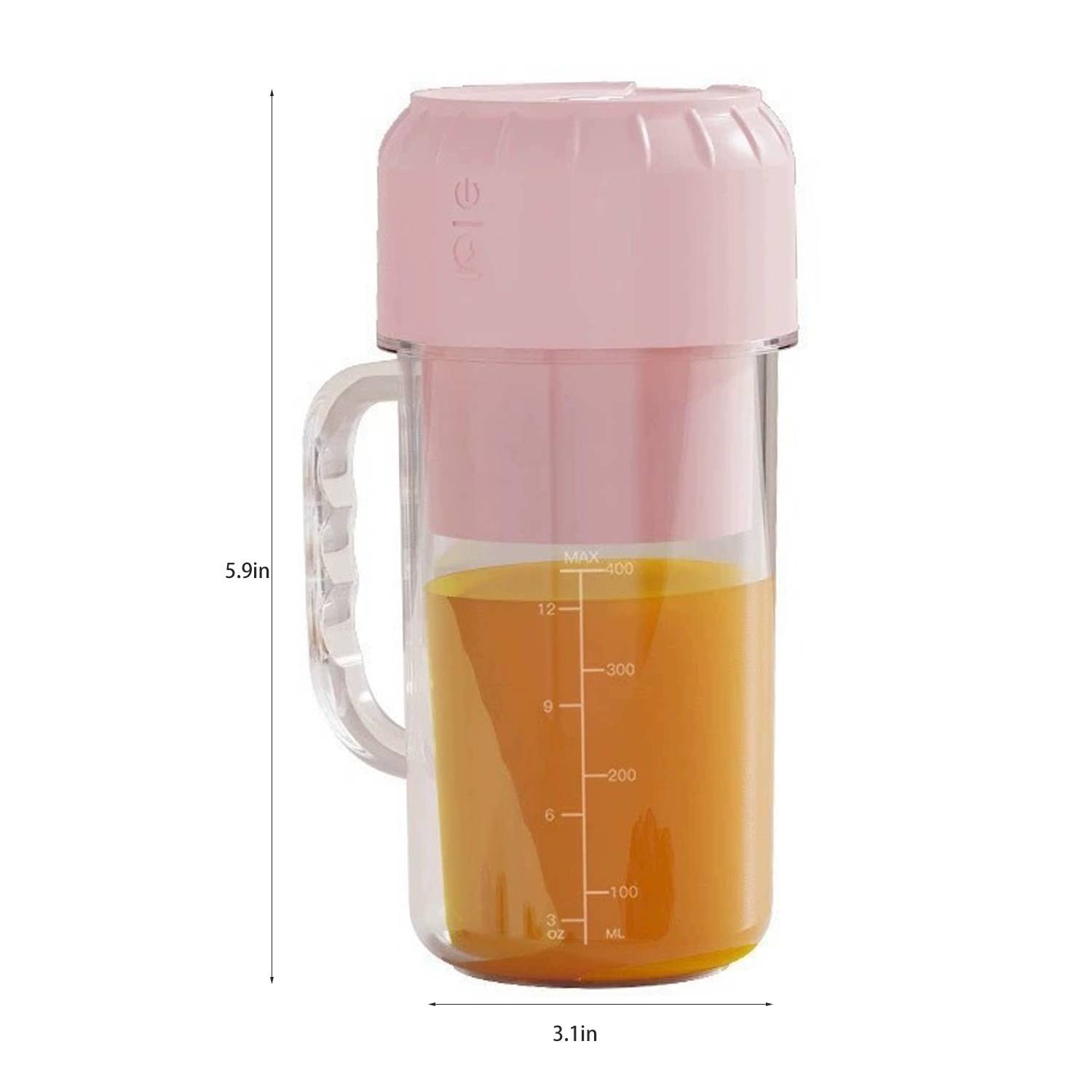 13oz Type-C Rechargeable Juicer Blender Cup w/ Handle 4