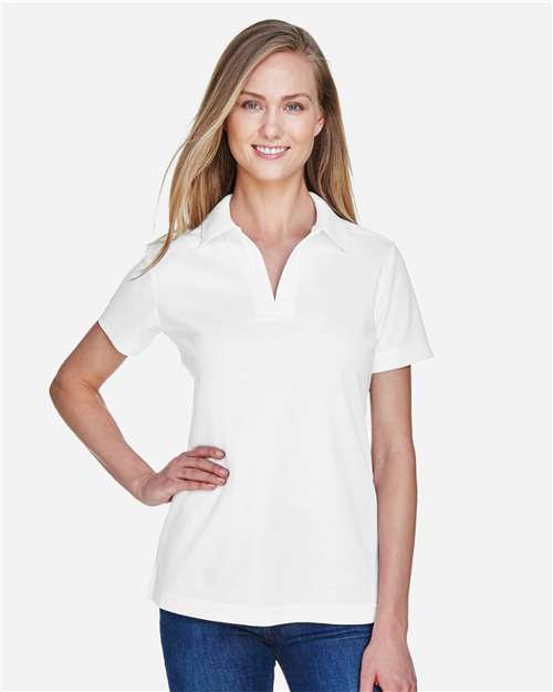Women's CrownLux Performance® Plaited Polo - DG20W 105