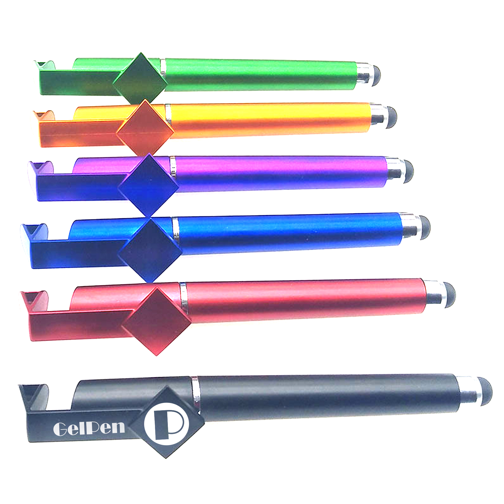 Touch Screen Stylus Gel Pen with Mobile Phone Holder 1