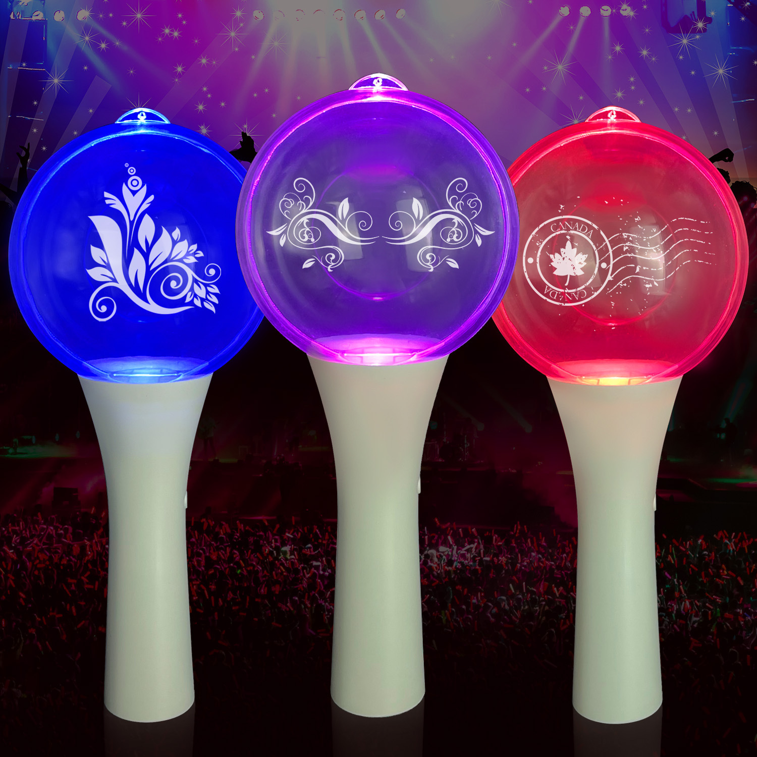 Customized Events Party Diy Acrylic Light Stick Concert K-pop LED Glow Stick 1