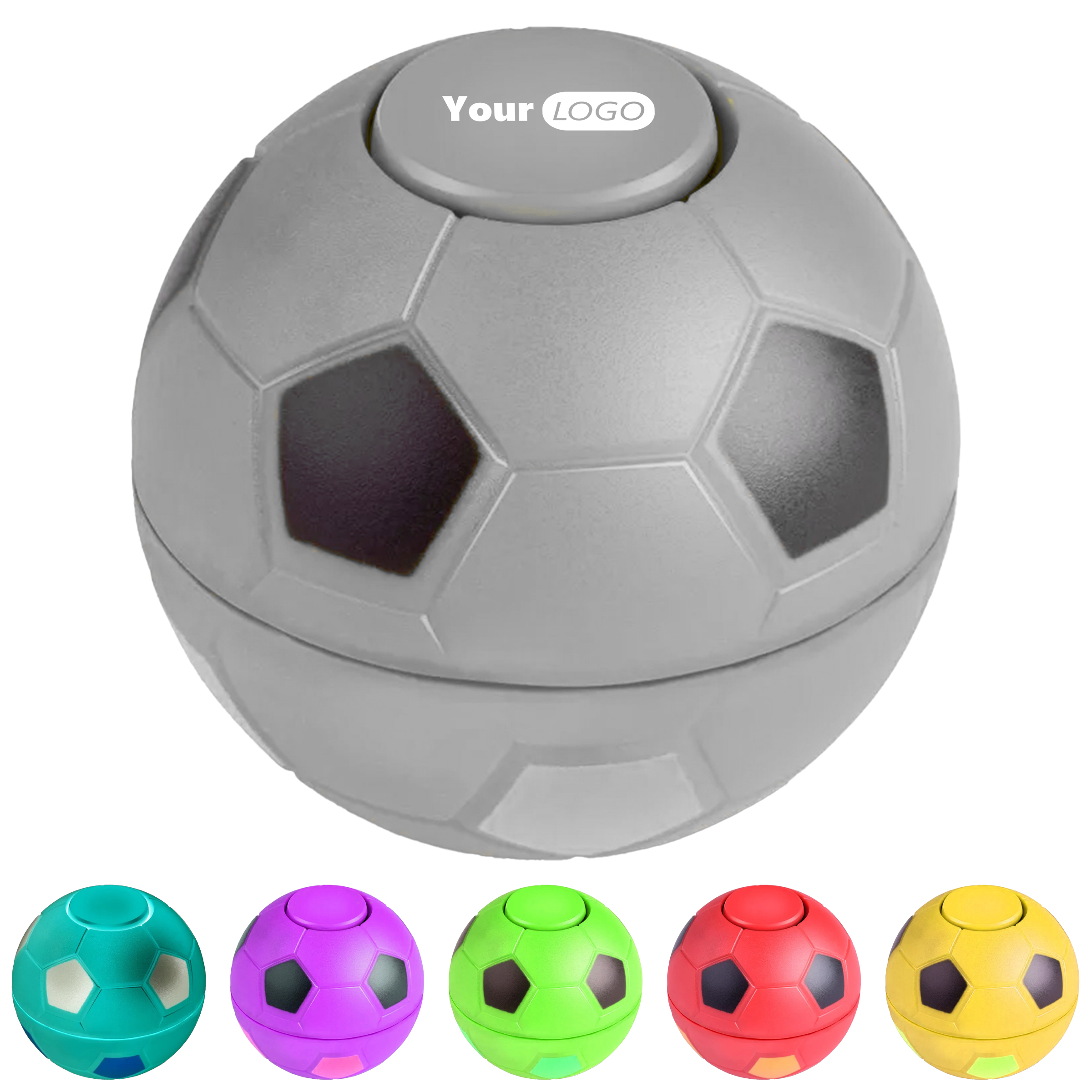 Plastic World Cup Ball Fidget Spinner Toy ?C Perfect For Fans And Fidgeting Fun 3