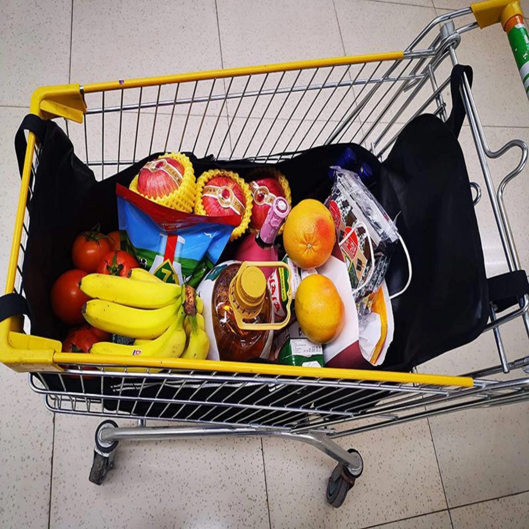 Shopping Bags Reusable Grocery Tote Recycling Waterproof 2