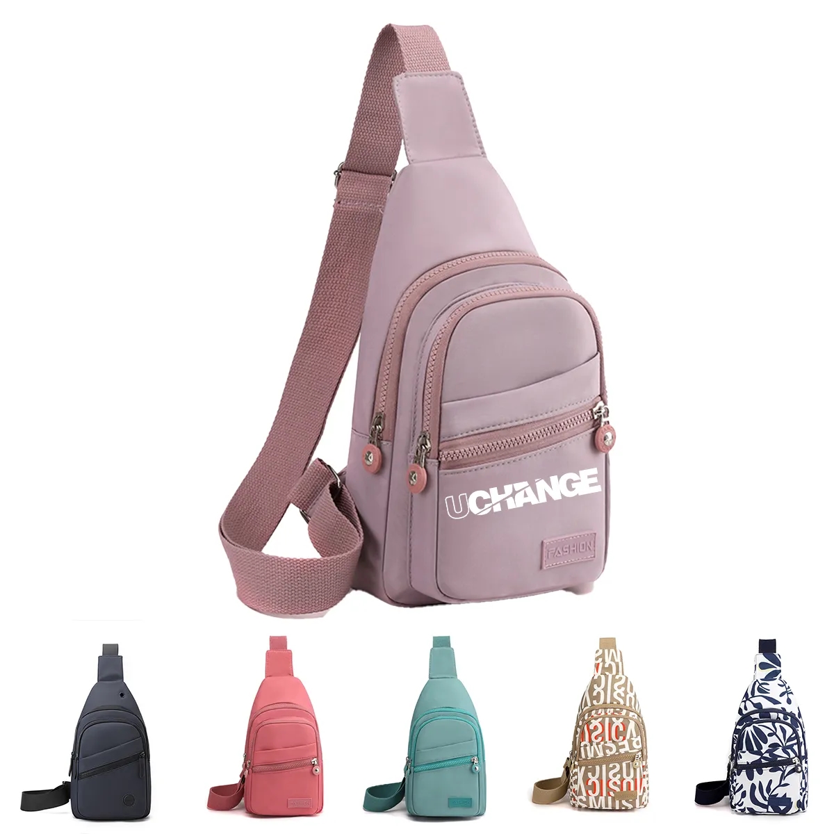 Large Capacity Splash Proof Waterproof Crossbody Sling Bag 2