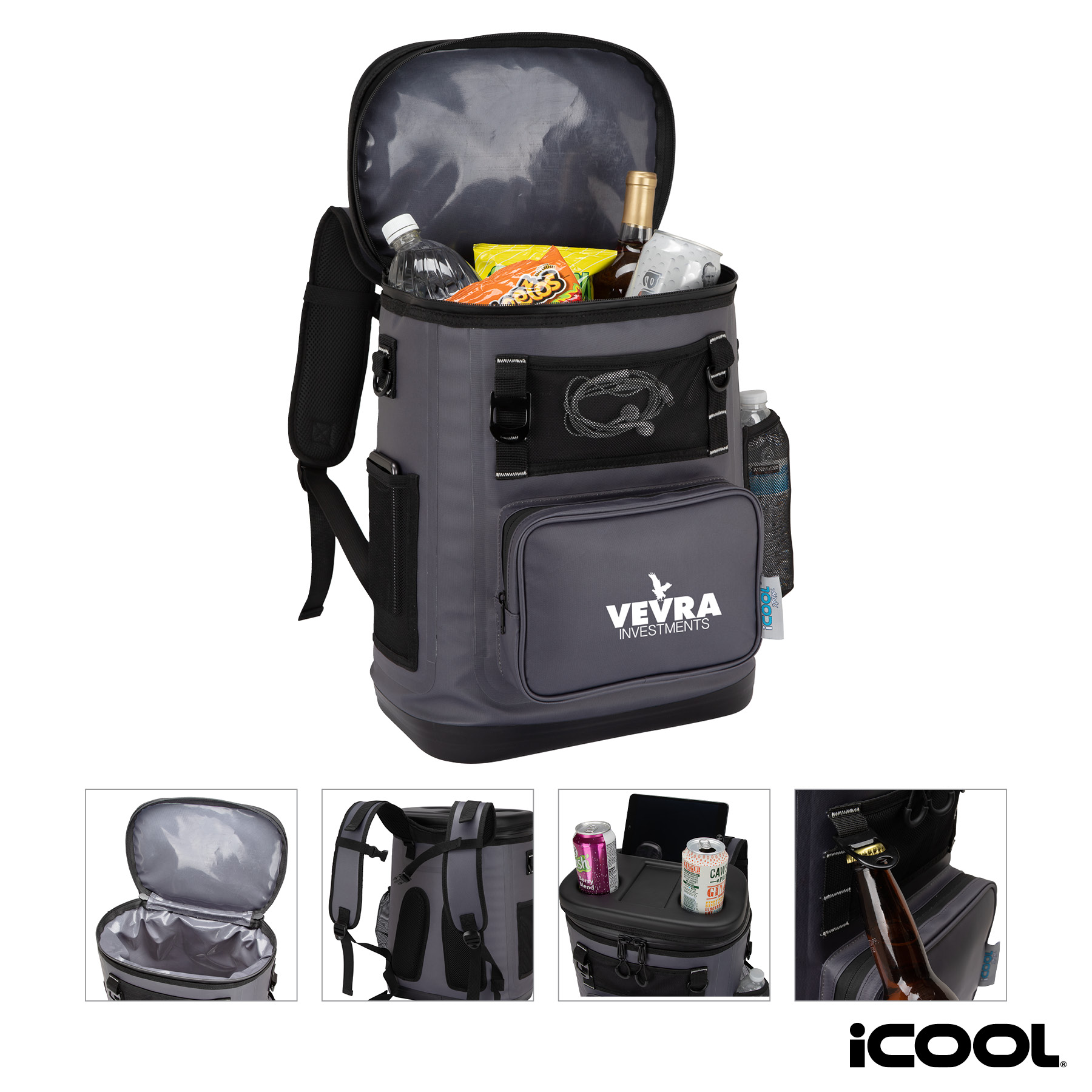 iCOOL® Xtreme  Tucson 18-Can Capacity Backpack Cooler 10