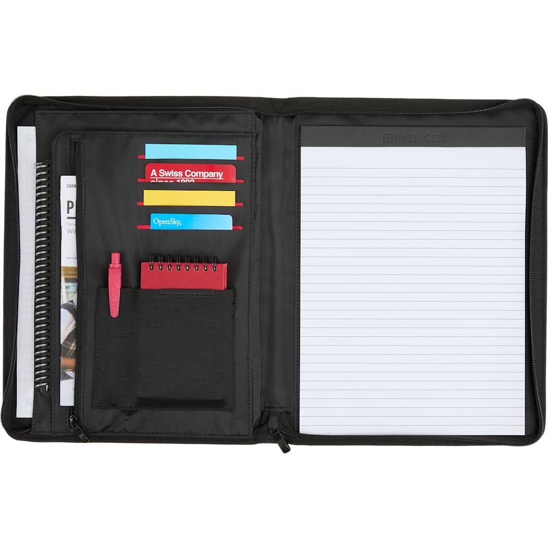Wenger RPET Zippered Padfolio 15