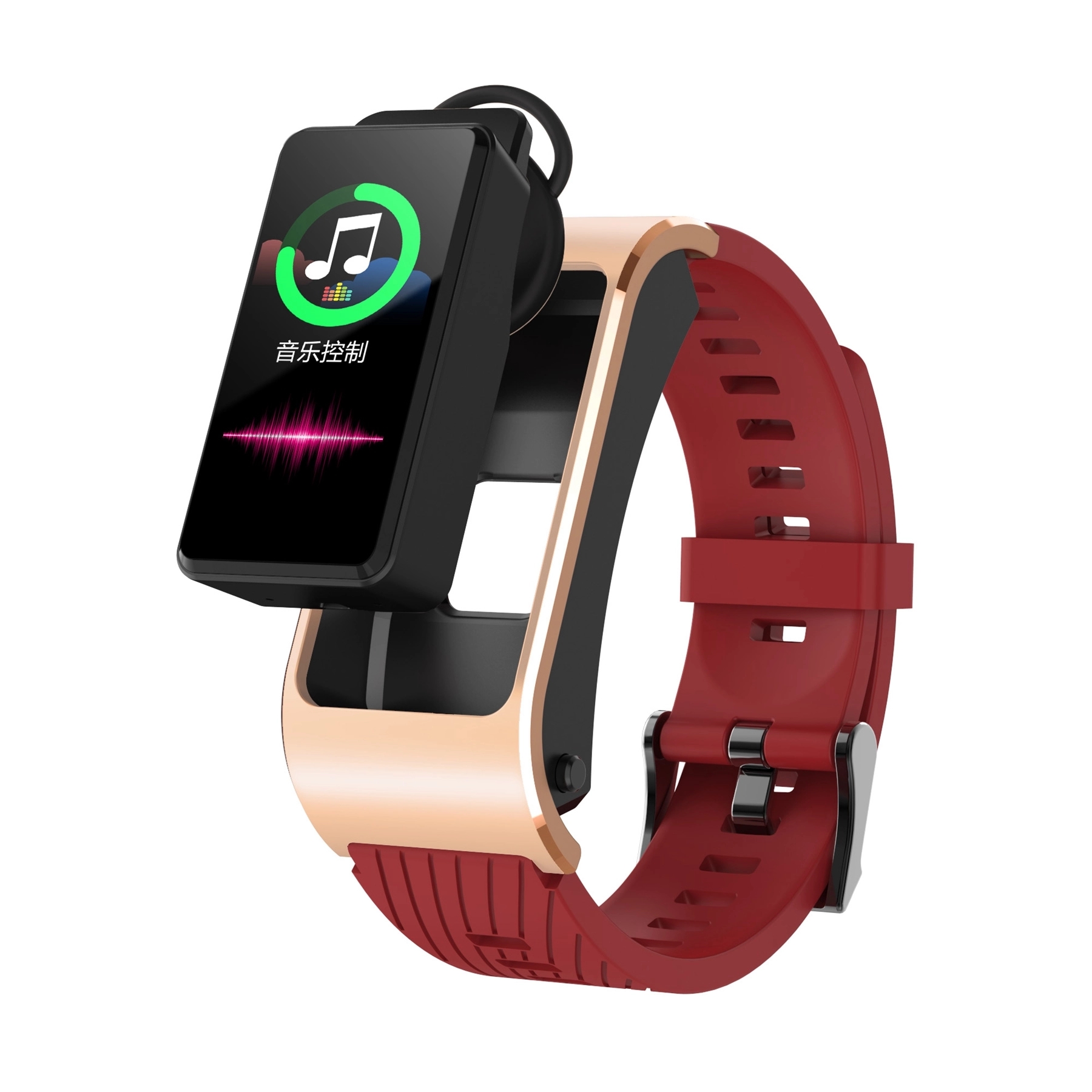 H21 Body Temperature Smart Watch with Silicone Band 4