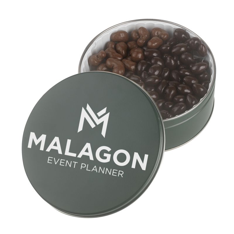 Collector Tins - Dark Choc Almonds & Milk Choc Cashews 8